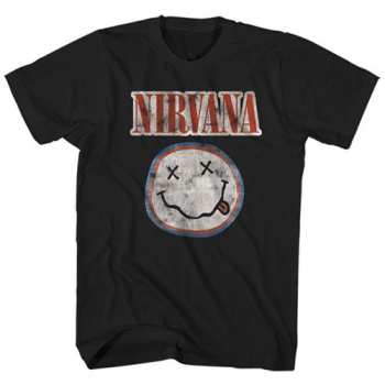 Merch Nirvana: Tričko Distressed Logo Nirvana  S