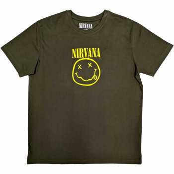 Merch Nirvana: Nirvana Unisex T-shirt: Yellow Smiley (small) S