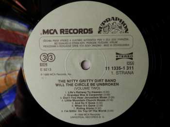 LP Nitty Gritty Dirt Band: Will The Circle Be Unbroken (Volume Two)