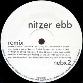 LP Nitzer Ebb: Warsaw Ghetto Remix