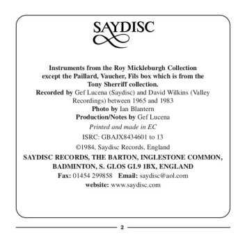 CD No Artist: The Three Disc Symphonion And Other Victorian Musical Boxes