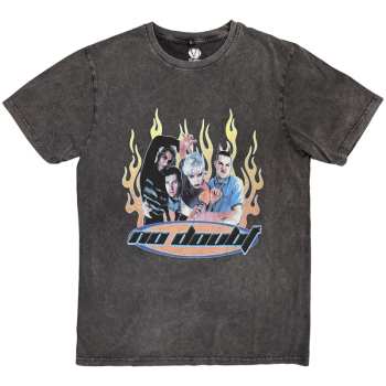 Merch No Doubt: Stone Wash Tričko Retro