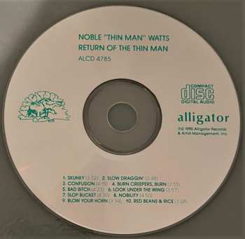 CD Noble Watts: The Return Of The Thin Man