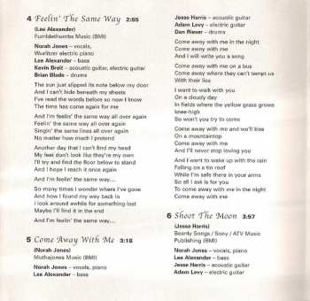 CD Norah Jones: Come Away With Me