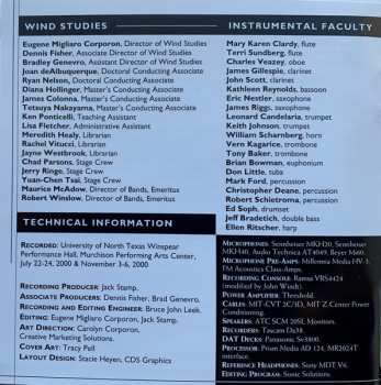 CD North Texas Wind Symphony: Recollections