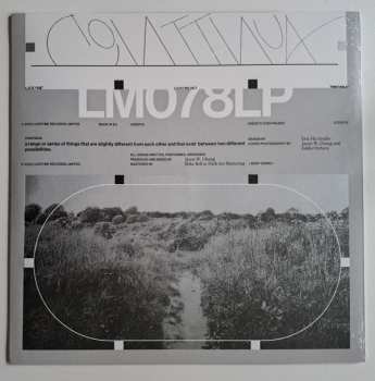 LP Nosaj Thing: Continua CLR | LTD