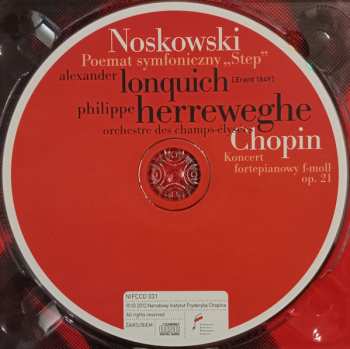 CD Frédéric Chopin: Poemat Symfoniczny „Step” Koncert Fortepianowy F-moll Op. 21