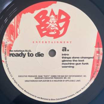 2LP Notorious B.I.G.: Ready To Die CLR | LTD