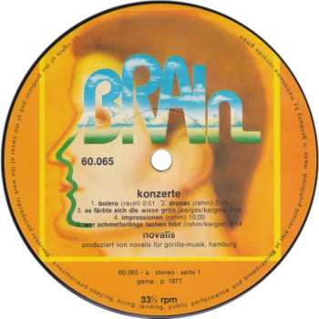 LP Novalis: Konzerte