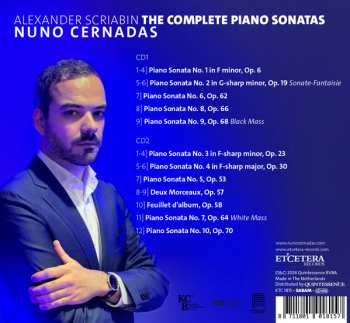 2CD Nuno Cernadas: Alexander Scriabin: The Complete Piano Sonatas