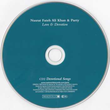 2CD Nusrat Fateh Ali Khan & Party: Love & Devotion