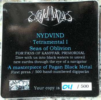 CD Nydvind: Tetramental I : Seas Of oblivion LTD | NUM | DIGI