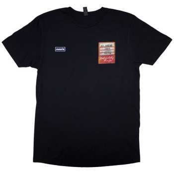 Merch Oasis: Oasis Unisex T-shirt: Definitely Maybe Aaa Setlist (back Print) (small) S