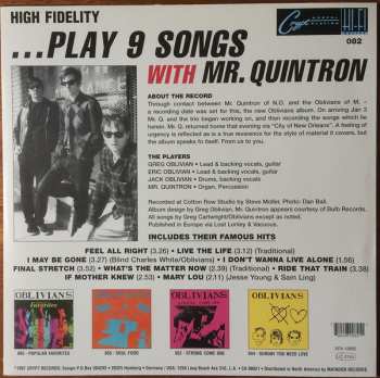 LP Oblivians: ...Play 9 Songs With Mr. Quintron