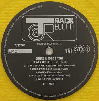 2LP The Who: Odds & Sods LTD | CLR