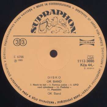 LP OK Band: Disco!