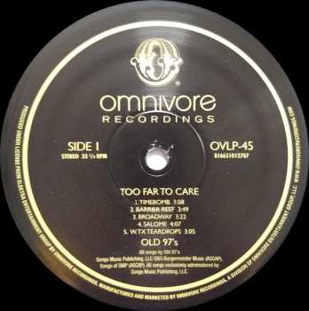2LP Old 97's: Too Far To Care
