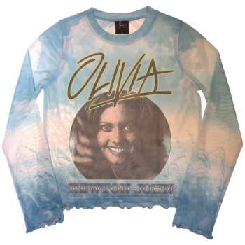 Merch Olivia Newton-John: Dámske Long Sleeve Tričko Circle Photo