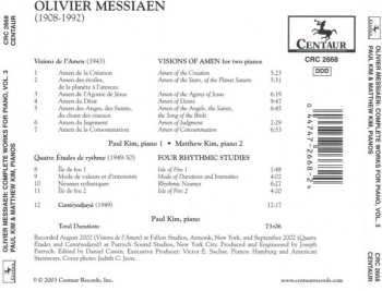 CD Olivier Messiaen: Complete Works For Piano, Vol. 3