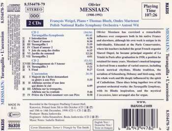 2CD Olivier Messiaen: Turangalîla Symphony / L'ascension