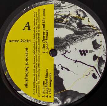 LP Omer Klein: Personal Belongings 