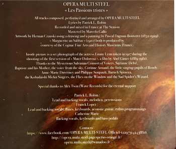 CD Opera Multi Steel: Les Passions Tristes DIGI