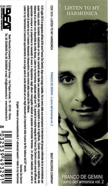 CD Alessandro Alessandroni And His Orchestra: Listen To My Harmonica