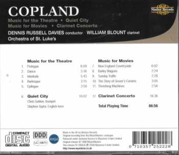 CD Aaron Copland: Music For The Theatre - Music For The Movies - Quiet City - Clarinet Concerto
