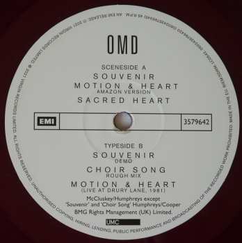 3LP Orchestral Manoeuvres In The Dark: Architecture & Morality (The Singles) LTD | CLR