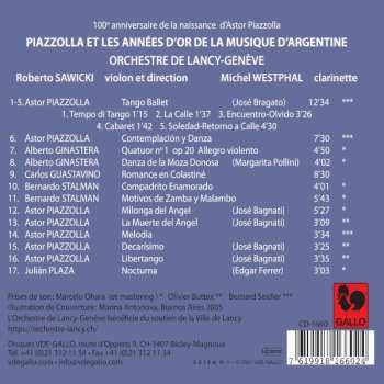 CD Roberto Sawicki: Astor Piazzolla 100 Ans – Dans Les Années D'Or De La Musique D'Argentine