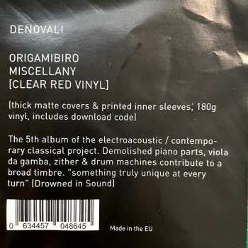 LP Origamibiro: Miscellany LTD