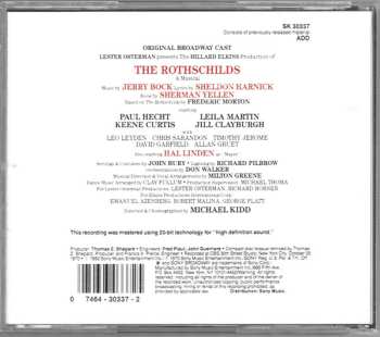 CD "The Rothschilds" Original Broadway Cast: The Rothschilds: A Musical