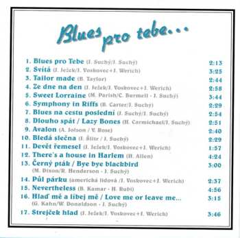 CD Originální Pražský Synkopický Orchestr: Blues Pro Tebe...
