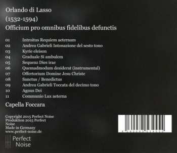 CD Roland de Lassus: Officium Pro Omnibus Fidelibus Defunctis