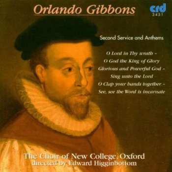 CD The New College Oxford Choir: Second Service And Anthems