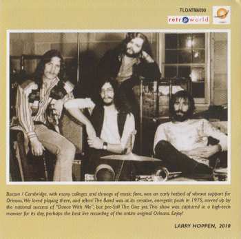 CD Orleans: '75 Live Harvard Square