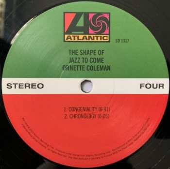 2LP Ornette Coleman: The Shape Of Jazz To Come