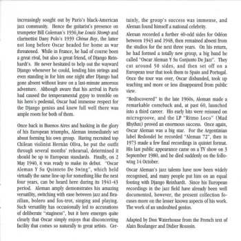 CD Oscar Aleman: Buenos-Aires - Paris 1928 - 1943