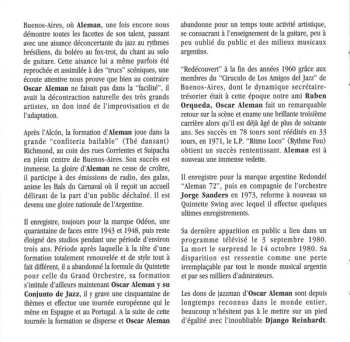 CD Oscar Aleman: Buenos-Aires - Paris 1928 - 1943