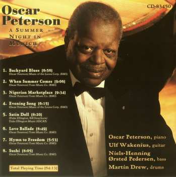 CD Oscar Peterson: A Summer Night In Munich