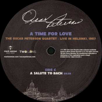 3LP Oscar Peterson: A Time For Love: The Oscar Peterson Quartet - Live In Helsinki, 1987
