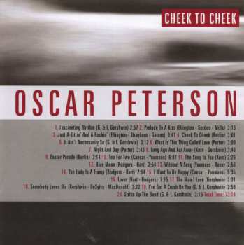 CD Oscar Peterson: Cheek To Cheek