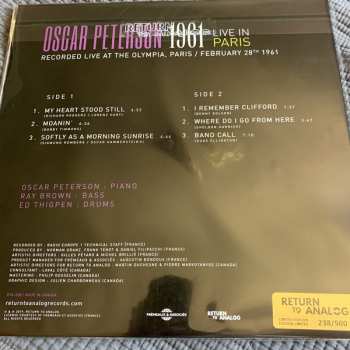 LP Oscar Peterson: Live In Paris 1961 LTD | NUM