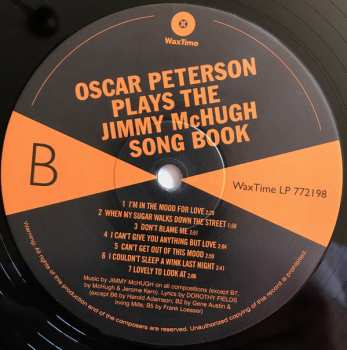 LP Oscar Peterson: Oscar Peterson Plays The Jimmy McHugh Song Book  LTD