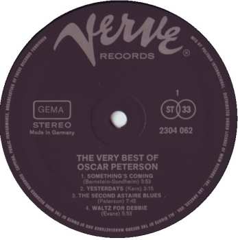 LP Oscar Peterson: The Very Best Of Oscar Peterson
