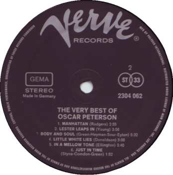 LP Oscar Peterson: The Very Best Of Oscar Peterson