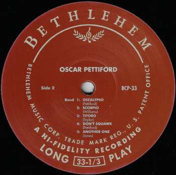 LP Oscar Pettiford: Volume 2 LTD