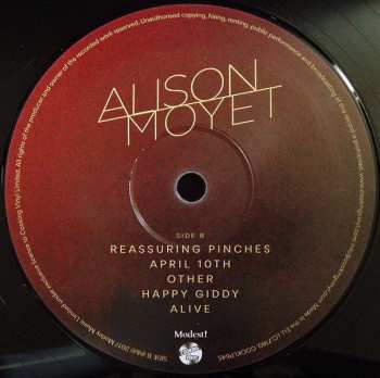 LP Alison Moyet: Other
