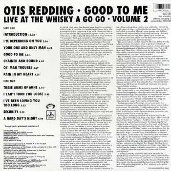 LP Otis Redding: Good To Me - Live At The Whisky A Go Go - Volume 2