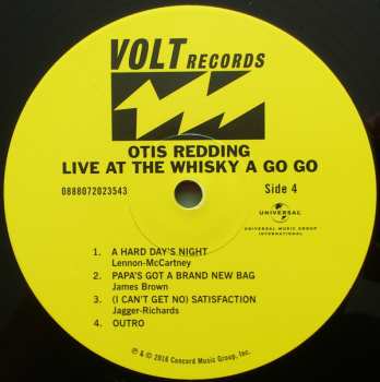 2LP Otis Redding: Live At The Whisky A Go Go